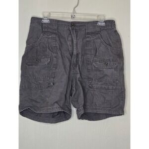 RedHead Brand Co Mens Gray Cargo Shorts Size 36 Elastic Waist Utility Outdoor